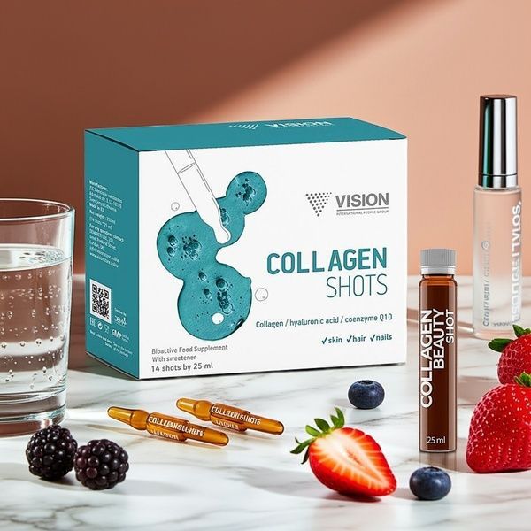 Collagen Shots &mdash; kolagen do picia na sk&oacute;rę, włosy i paznokcie Collagen Shots foto