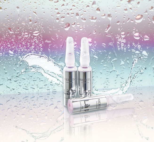 Là P ― moisturising ampoules of instant action