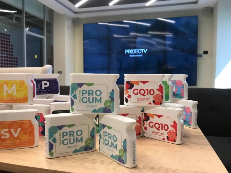 ProGum — жувальна гумка з вітаміном D3 і лактобактеріями Progum фото