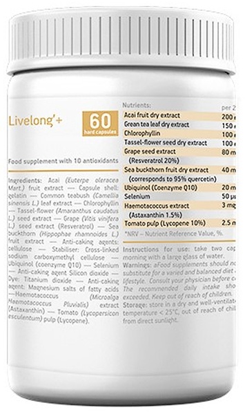 Livelong — 10 best antioxidants