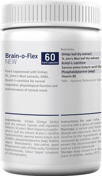 Brain-O-Flex (Брейн-О-Флекс) — для пам'яті, мозку та нервової системи Brain фото