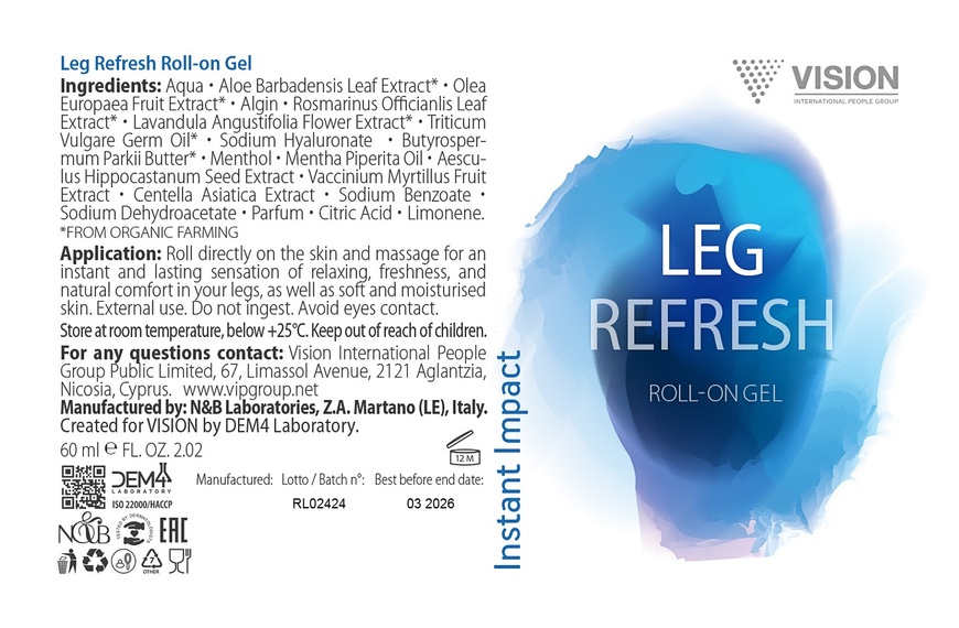 Гель для ніг Leg Refresh LegRefresh фото